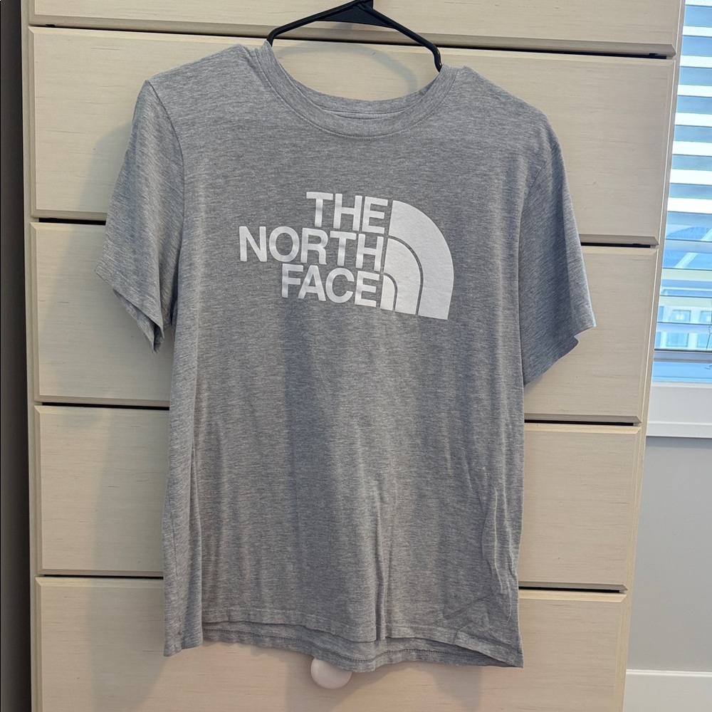 The North Face Heather Gray Logo Tee